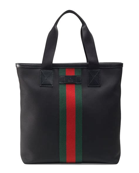 black Gucci canvas tote